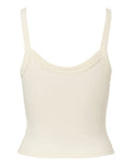 BELLA + CANVAS 1012 Women's Micro Rib Spaghetti Strap Tank - Solid Natural Blend - back