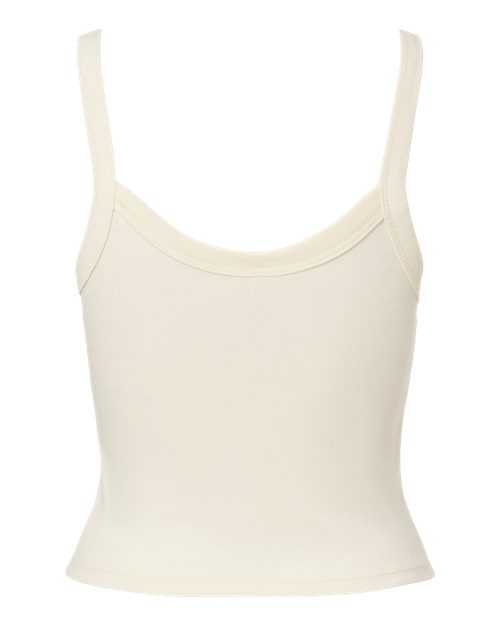 BELLA + CANVAS 1012 Women's Micro Rib Spaghetti Strap Tank - Solid Natural Blend - back