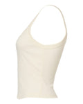BELLA + CANVAS 1012 Women's Micro Rib Spaghetti Strap Tank - Solid Natural Blend - side