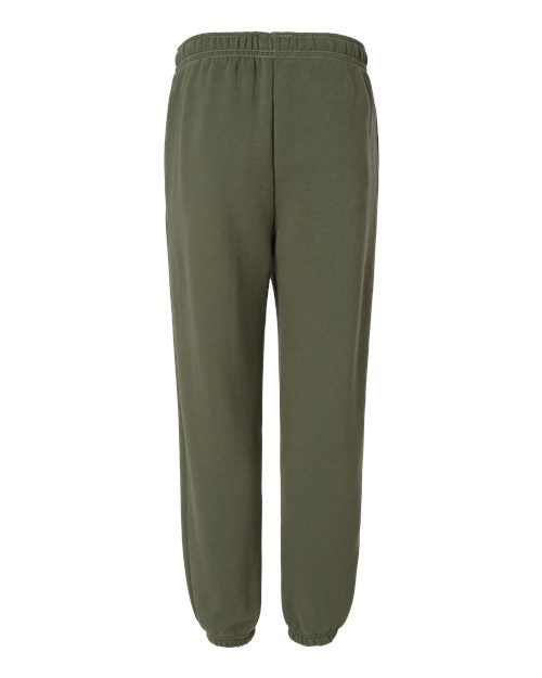 BELLA + CANVAS 3738 Unisex Sponge Fleece Sweatpants - Military Green - back