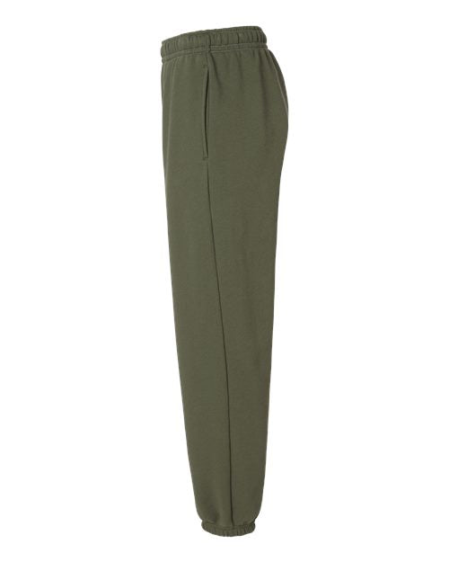 BELLA + CANVAS 3738 Unisex Sponge Fleece Sweatpants - Military Green - side