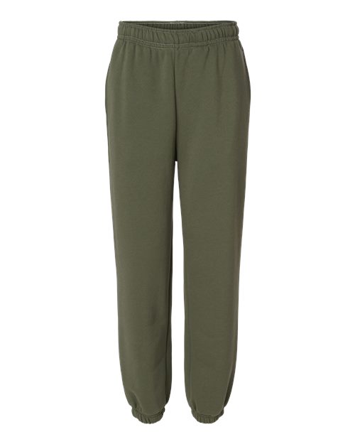 BELLA + CANVAS 3738 Unisex Sponge Fleece Sweatpants - Military Green - front