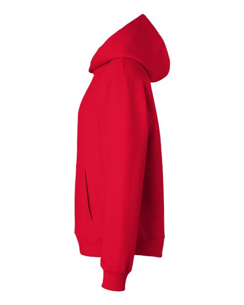 BELLA + CANVAS 4719 Unisex 10 oz. Heavyweight Hoodie Sweatshirt - Red - side