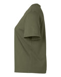 BELLA + CANVAS 6110 Women's 6 oz. Heavyweight Tee - Military Green - side