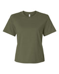 BELLA + CANVAS 6110 Women's 6 oz. Heavyweight Tee - Military Green - front