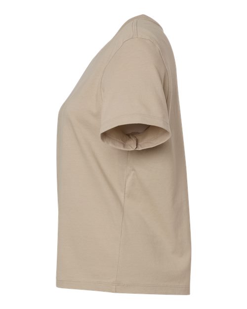 BELLA + CANVAS 6110 Women's 6 oz. Heavyweight Tee - Tan - side