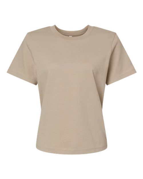BELLA + CANVAS 6110 Women's 6 oz. Heavyweight Tee - Tan - front