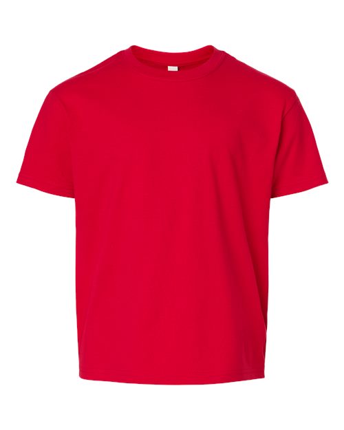 BELLA + CANVAS 3010Y Youth 6 oz. Heavyweight Tee - Red - front