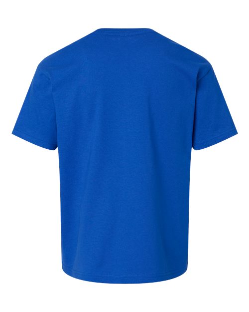 BELLA + CANVAS 3010Y Youth 6 oz. Heavyweight Tee - True Royal - back
