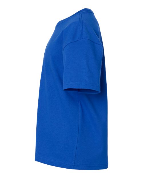 BELLA + CANVAS 3010Y Youth 6 oz. Heavyweight Tee - True Royal - side