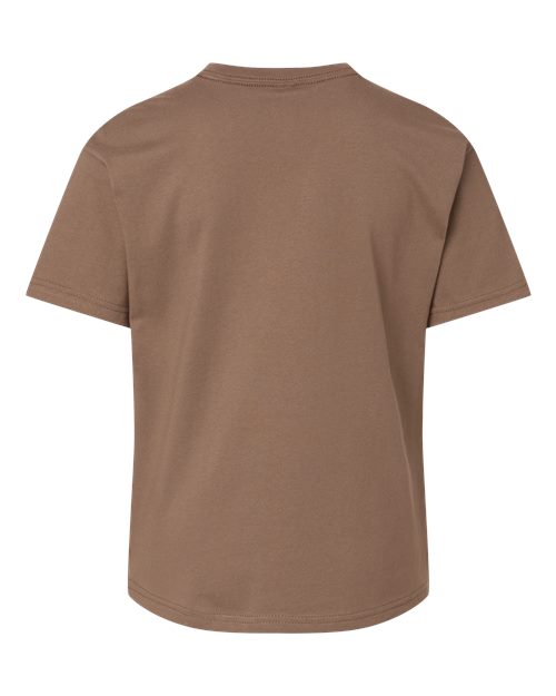 BELLA + CANVAS 3010Y Youth 6 oz. Heavyweight Tee - Vintage Brown - back