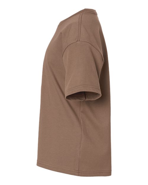 BELLA + CANVAS 3010Y Youth 6 oz. Heavyweight Tee - Vintage Brown - side