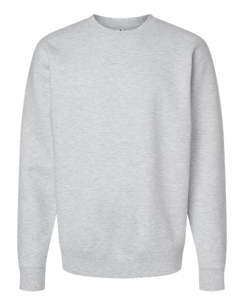 Independent Trading Co. IND3000 Unisex Heavyweight Crewneck Sweatshirt - Ash Heather - front