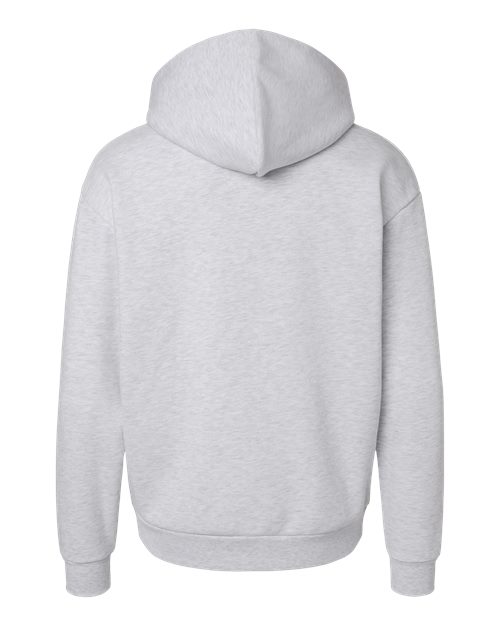 Independent Trading Co. IND330BLV Unisex Boulevard Heavyweight Hooded Sweatshirt - Ash Heather - back