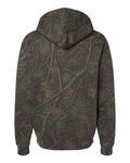Independent Trading Co. IND330BLV Unisex Boulevard Heavyweight Hooded Sweatshirt - Darkwood Tree Camo - back