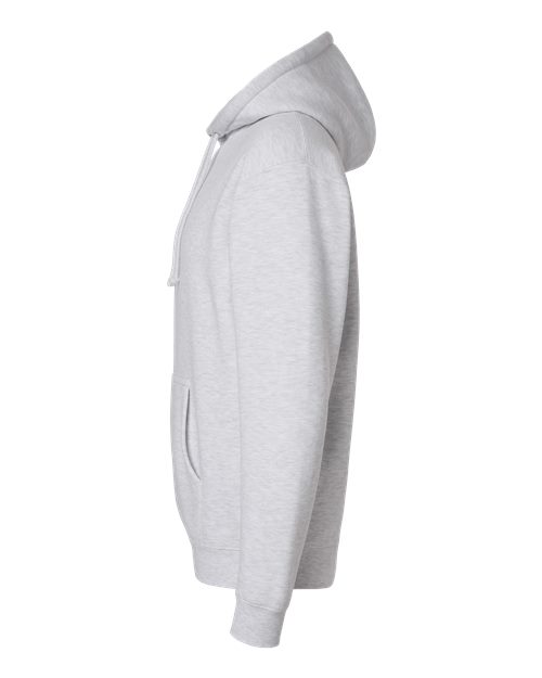 Independent Trading Co. IND4000 Heavyweight Hooded Sweatshirt - Ash Heather - side