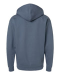 Independent Trading Co. IND4000Z Unisex Heavyweight Full-Zip Hooded Sweatshirt - Storm Blue - back