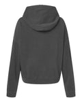Independent Trading Co. PRM2600 Women's California Wave Wash Sunday Hooded Sweatshirt - Pigment Black - back