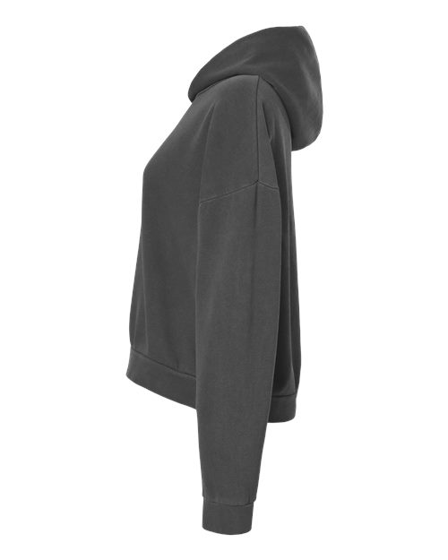 Independent Trading Co. PRM2600 Women's California Wave Wash Sunday Hooded Sweatshirt - Pigment Black - side