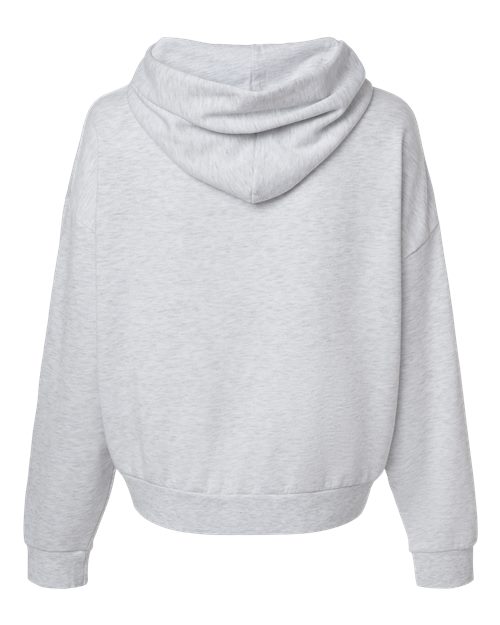 Independent Trading Co. PRM2600 Women's California Wave Wash Sunday Hooded Sweatshirt - Ash Heather - back