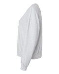 Independent Trading Co. PRM2700 Women's California Wave Wash Sunday Crewneck Sweatshirt - Ash Heather - side