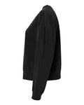 Independent Trading Co. PRM2700 Women's California Wave Wash Sunday Crewneck Sweatshirt - Black - side