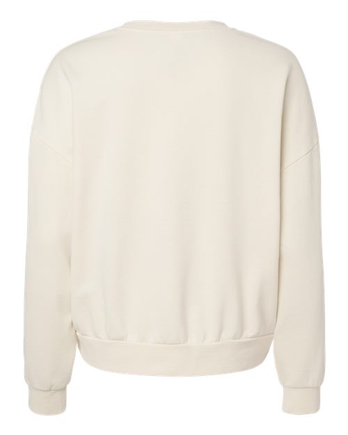 Independent Trading Co. PRM2700 Women's California Wave Wash Sunday Crewneck Sweatshirt - Bone - back