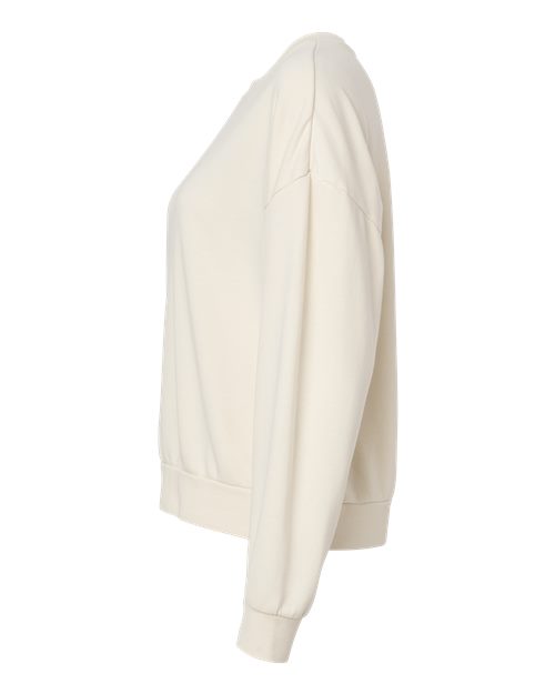 Independent Trading Co. PRM2700 Women's California Wave Wash Sunday Crewneck Sweatshirt - Bone - side