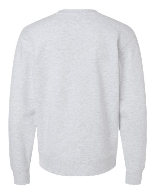 Independent Trading Co. SS3000 Midweight Crewneck Sweatshirt - Ash Heather - back