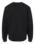 Independent Trading Co. SS3001Y Youth Midweight Crewneck Sweatshirt - Black - back