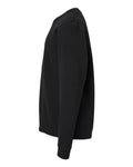 Independent Trading Co. SS3001Y Youth Midweight Crewneck Sweatshirt - Black - side