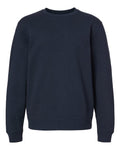 Independent Trading Co. SS3001Y Youth Midweight Crewneck Sweatshirt - Classic Navy - front