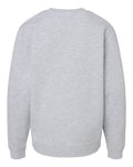 Independent Trading Co. SS3001Y Youth Midweight Crewneck Sweatshirt - Grey Heather - back