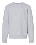 Independent Trading Co. SS3001Y Youth Midweight Crewneck Sweatshirt - Grey Heather - front
