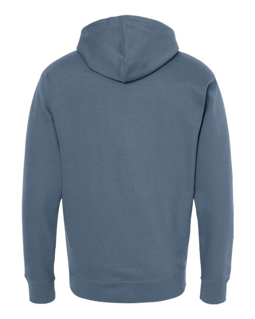 Independent Trading Co. SS4500Z Midweight Full-Zip Hooded Sweatshirt - Storm Blue - back