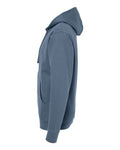 Independent Trading Co. SS4500Z Midweight Full-Zip Hooded Sweatshirt - Storm Blue - side