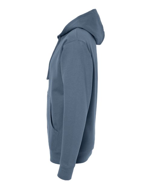 Independent Trading Co. SS4500Z Midweight Full-Zip Hooded Sweatshirt - Storm Blue - side