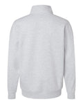 Independent Trading Co. SS4600QZ Unisex Midweight Quarter-Zip Pullover - Ash Heather - back