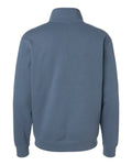 Independent Trading Co. SS4600QZ Unisex Midweight Quarter-Zip Pullover - Storm Blue - back