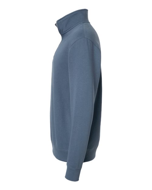 Independent Trading Co. SS4600QZ Unisex Midweight Quarter-Zip Pullover - Storm Blue - side