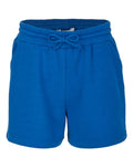 Boxercraft BW6502 Women's Fleece Shorts - Electric Royal - front