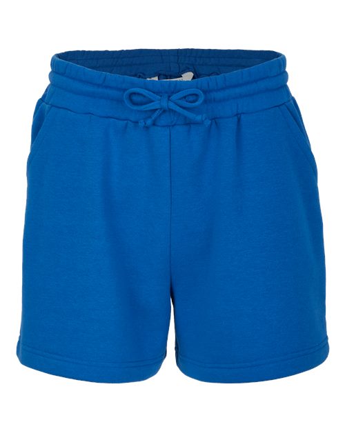 Boxercraft BW6502 Women's Fleece Shorts - Electric Royal - front