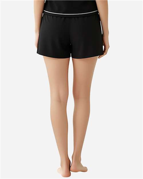 Boxercraft BW6504 Women's Essential Spirit Shorts - Black - model back
