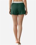 Boxercraft BW6504 Women's Essential Spirit Shorts - Dark Green - model back