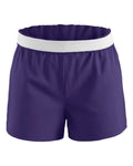 Boxercraft BW6504 Women's Essential Spirit Shorts - Purple - front