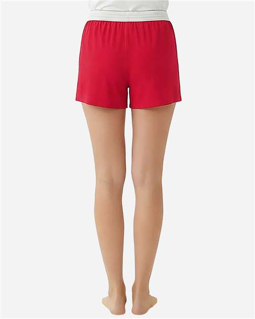 Boxercraft BW6504 Women's Essential Spirit Shorts - True Red - model back