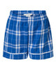 Royal/ Silver Plaid