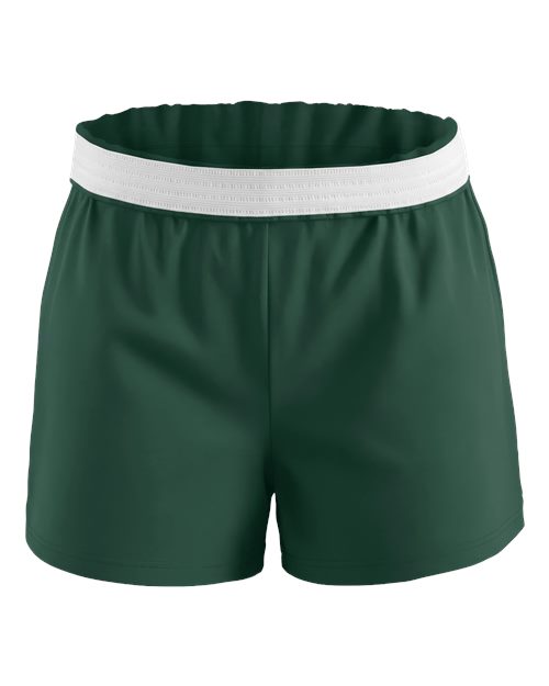 Boxercraft BY6504 Youth Essential Spirit Shorts - Dark Green - front