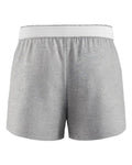 Boxercraft BY6504 Youth Essential Spirit Shorts - Oxford Heather - back