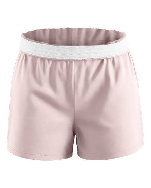 Boxercraft BY6504 Youth Essential Spirit Shorts - Pink Serenity - front